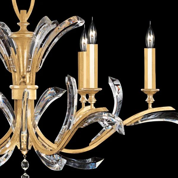 Alice Candle Round Chandelier 42" - product detail 9