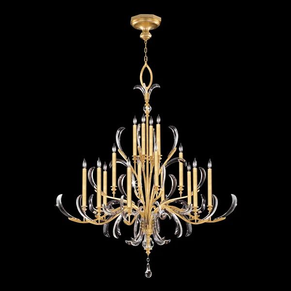 Alice Candle Round 3-Tier Chandelier 58" - product detail 7