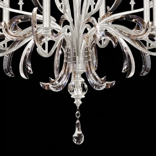 Alice Candle  Arcs  2-Tier Chandelier 57"