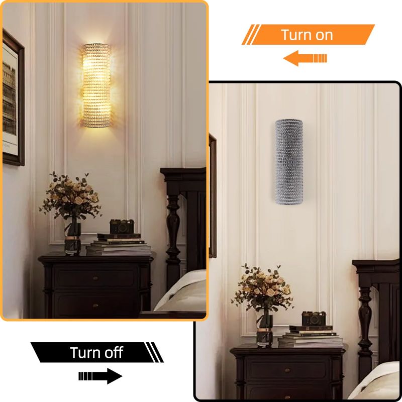 Alison Series Crystal Wall Sconce - product detail 4