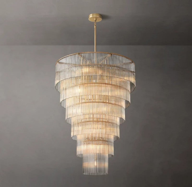 Amadeo Grand Glass Chandelier 36″
