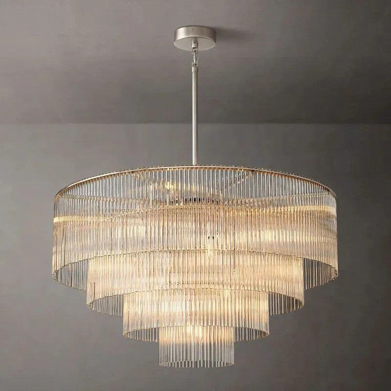 Amadeo Round Glass Chandelier 40"