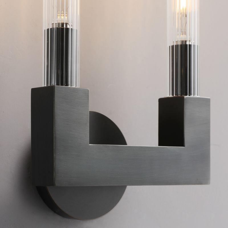 Amorra Candlestick Glass Wall Sconce - product detail 18