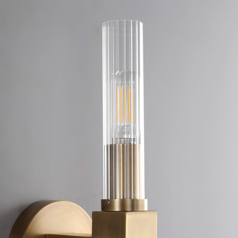 Amorra Candlestick Glass Wall Sconce - product detail 9