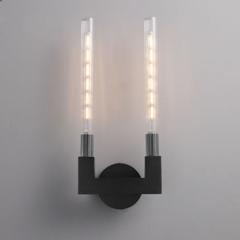 Amorra Candlestick Glass Wall Sconce - product detail 17