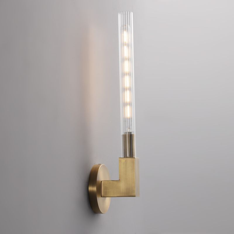 Amorra Candlestick Glass Wall Sconce - product detail 10