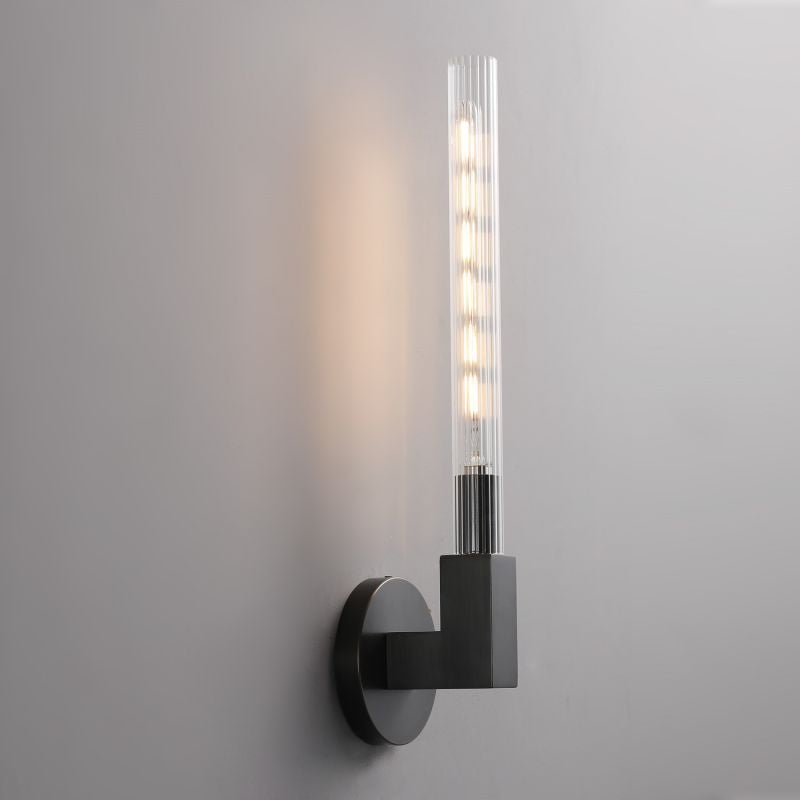 Amorra Candlestick Glass Wall Sconce - product detail 11