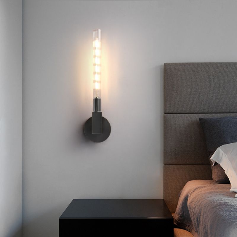 Amorra Candlestick Glass Wall Sconce - product detail 28
