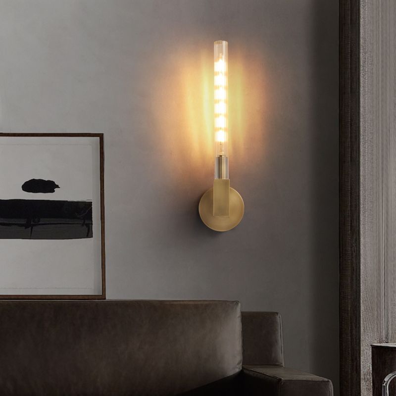 Amorra Candlestick Glass Wall Sconce - product detail 29
