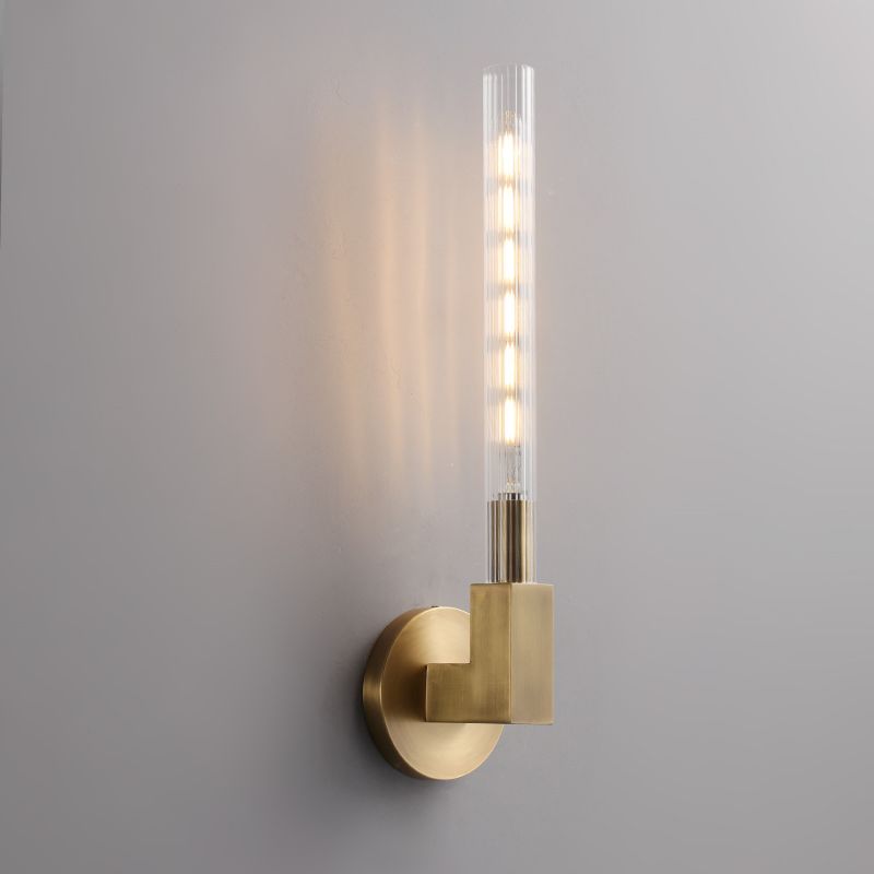 Amorra Candlestick Glass Wall Sconce - product detail 30