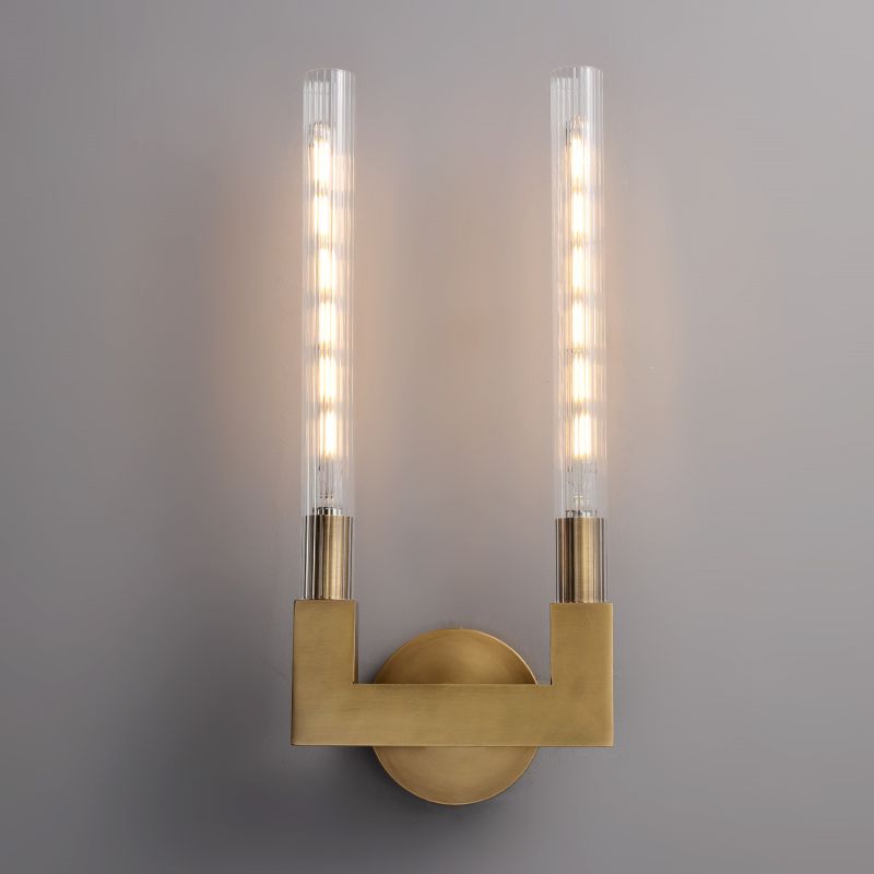 Amorra Candlestick Glass Wall Sconce - product detail 24