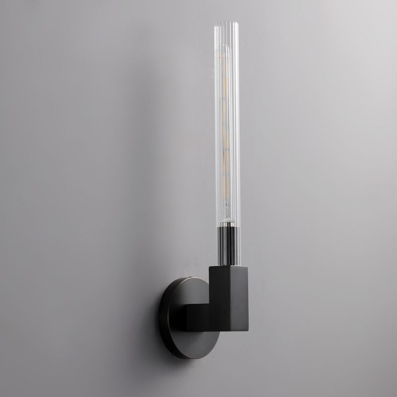 Amorra Candlestick Glass Wall Sconce - product detail 33