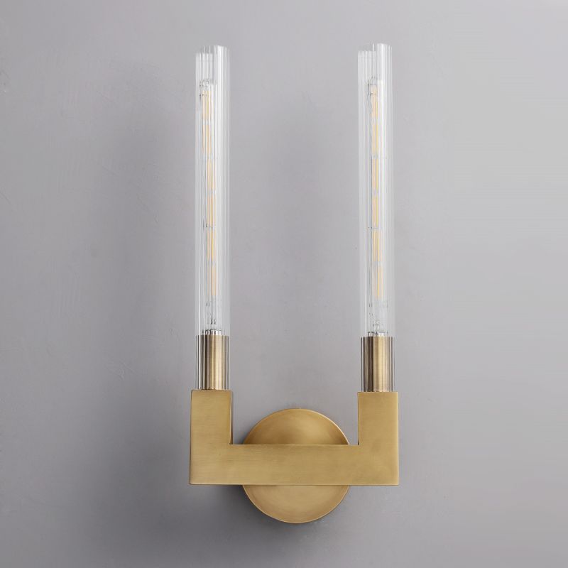 Amorra Candlestick Glass Wall Sconce - product detail 23