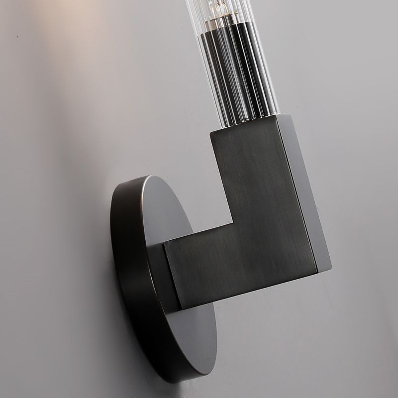 Amorra Candlestick Glass Wall Sconce - product detail 36
