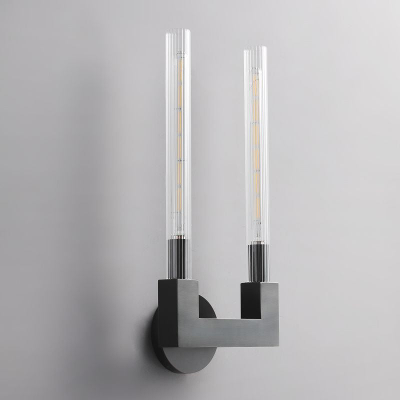 Amorra Candlestick Glass Wall Sconce - product detail 21