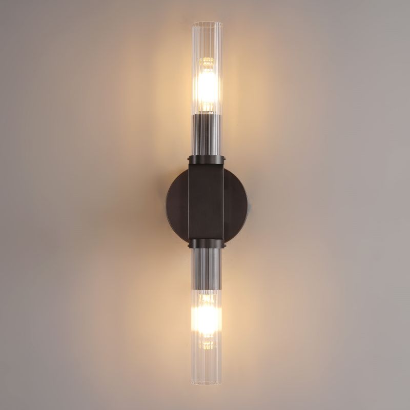 Amorra Candlestick Glass Wall Sconce - product detail 7