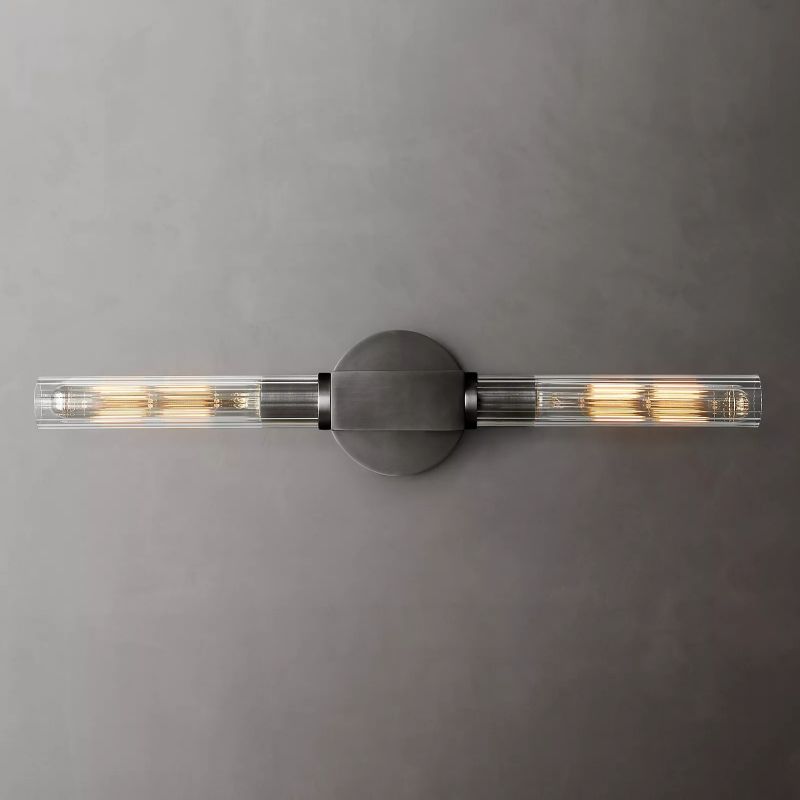Amorra Candlestick Glass Wall Sconce - product detail 5