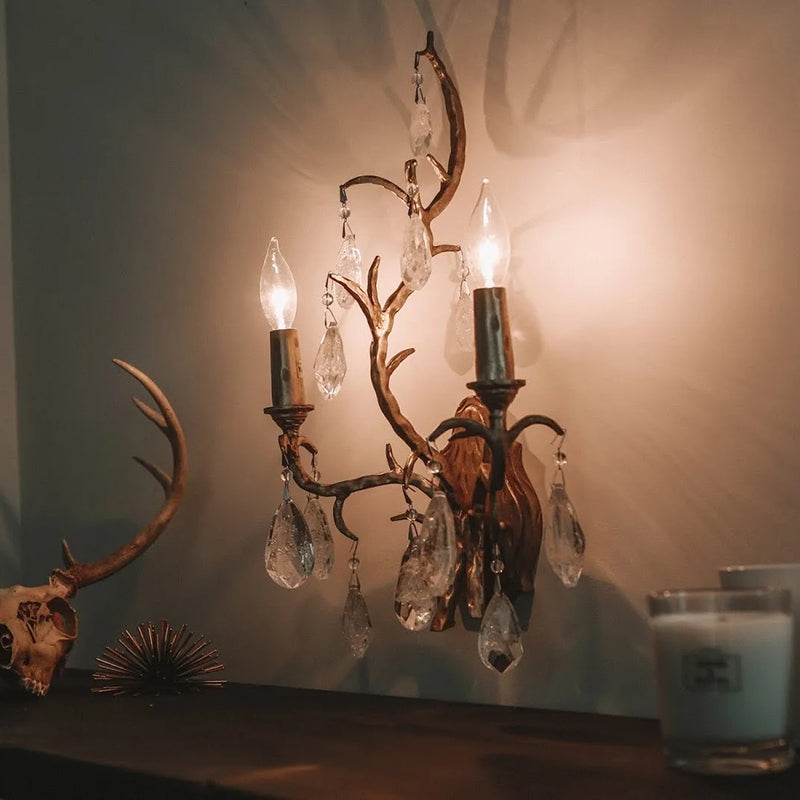 Art Crystal Amadeus Wall Sconce 1-Light 2-Light 3-Light
