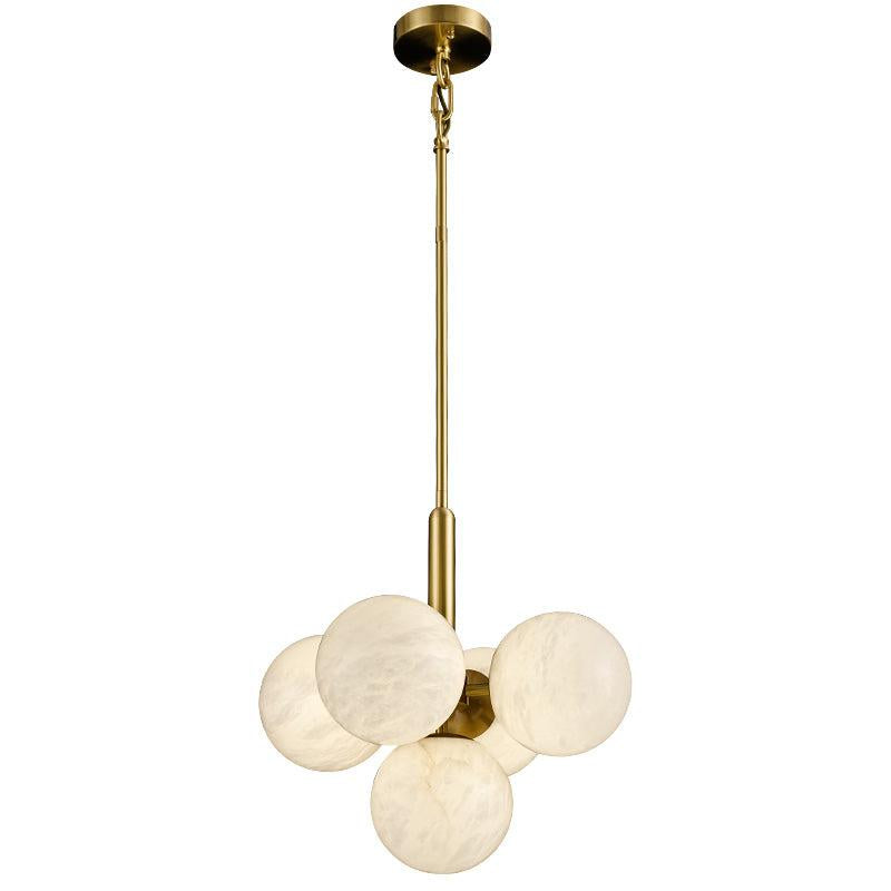 Alabaster Round Art Pendant Light - product detail 20