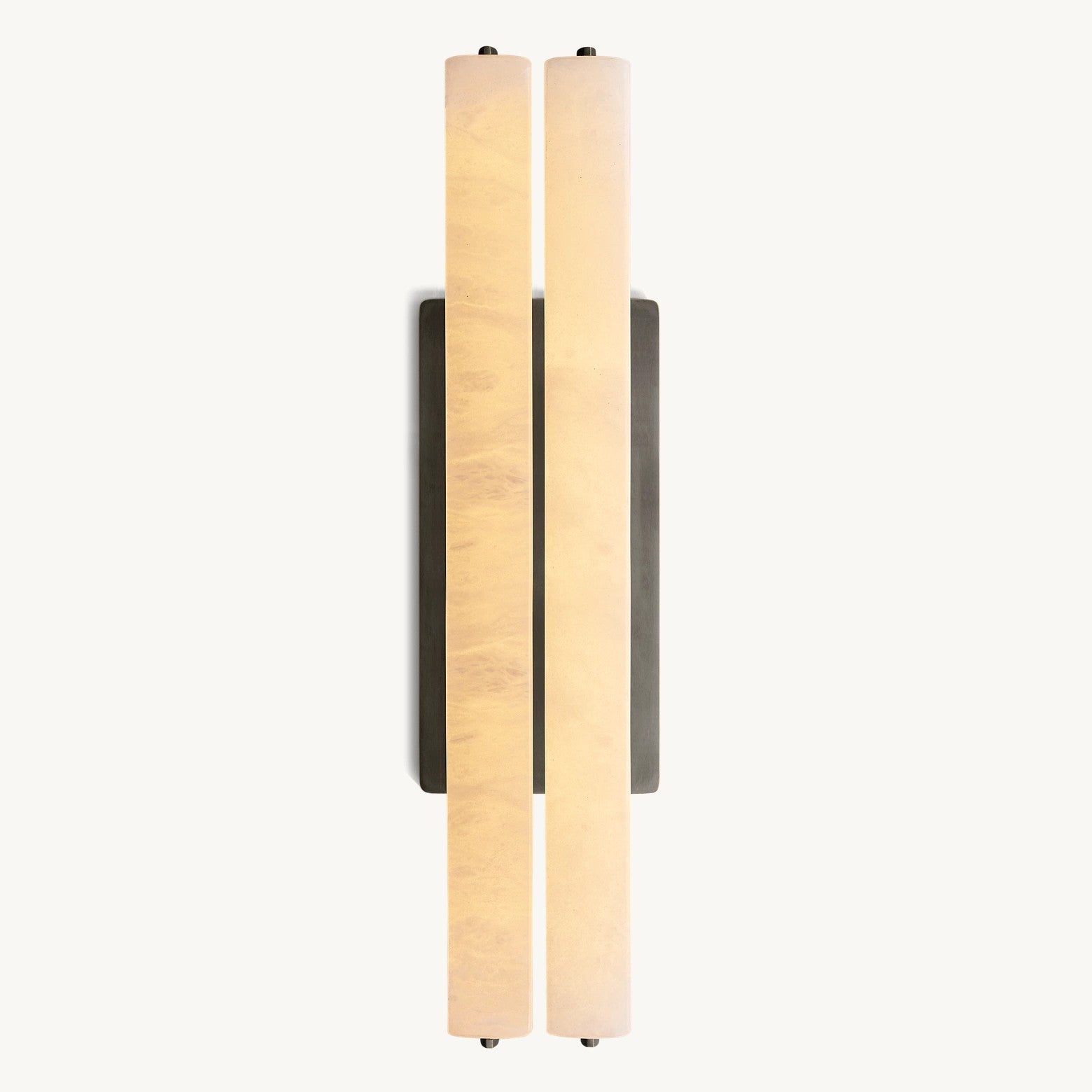 Audubom Alabaster Double Sconce