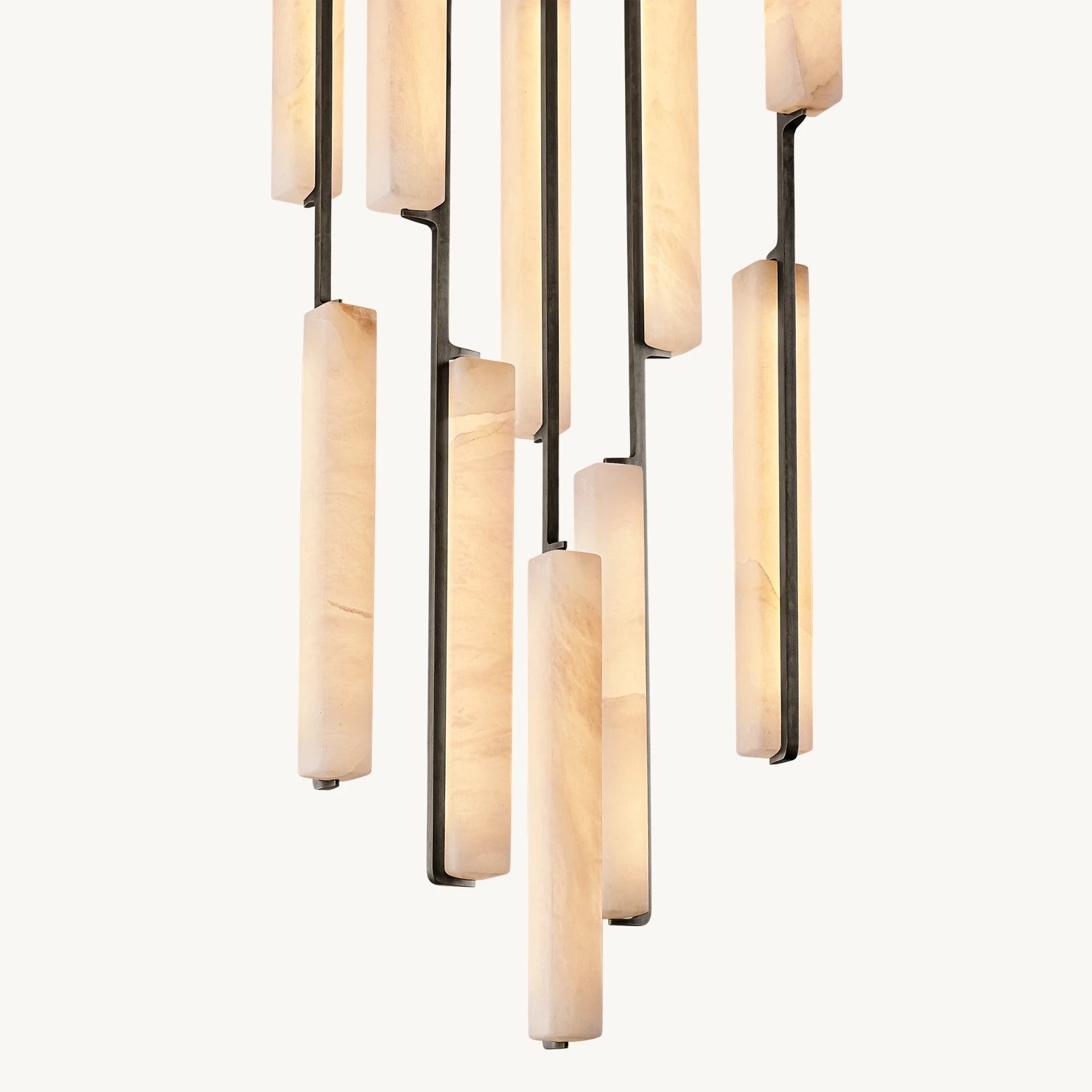 Audubom Alabaster Round Chandelier 24"