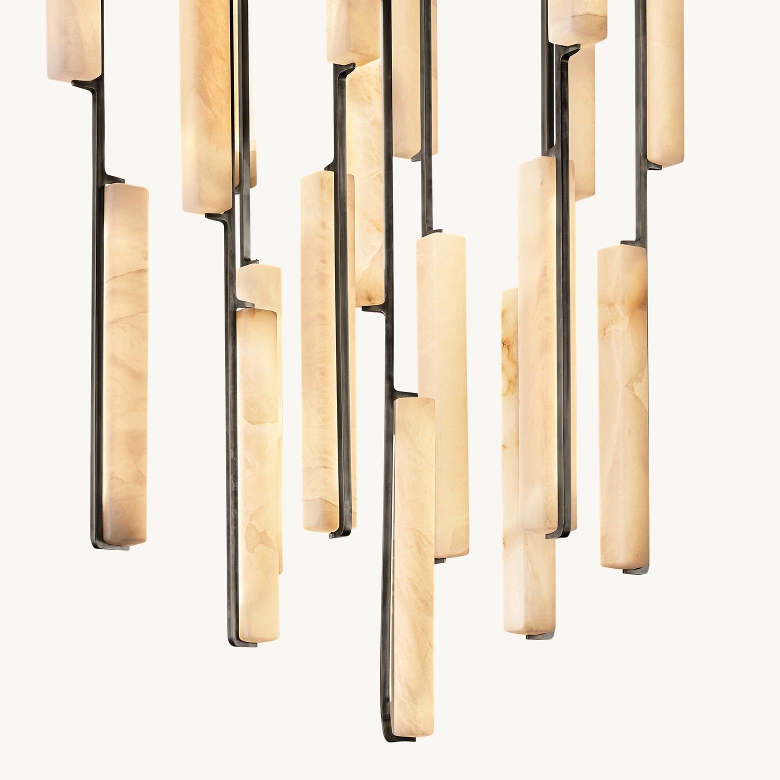 Audubom Alabaster Round Chandelier 40"