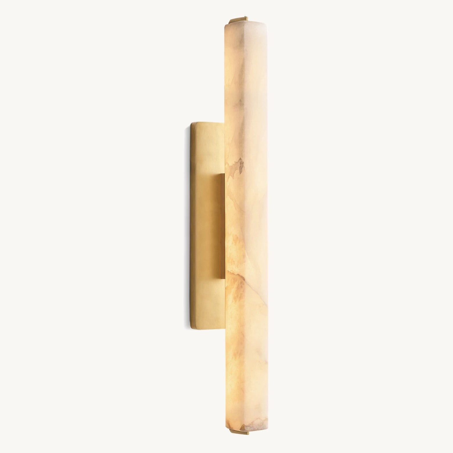 Audubom Alabaster Single Sconce