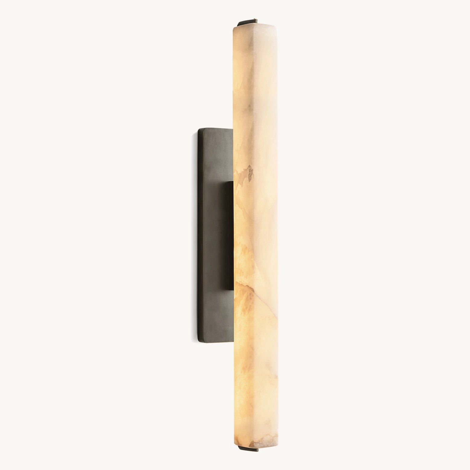 Audubom Alabaster Single Sconce