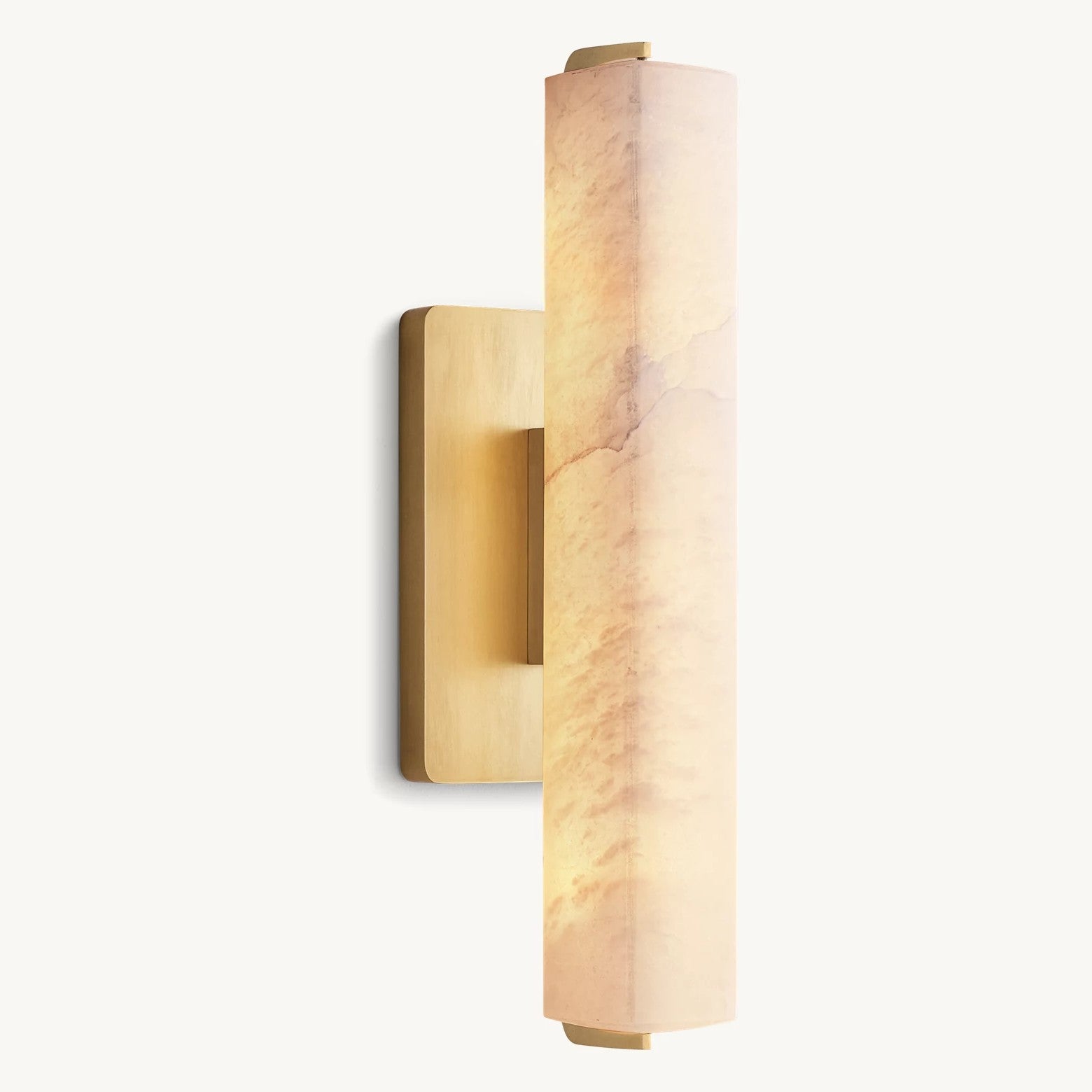 Audubom Alabaster Single Sconce