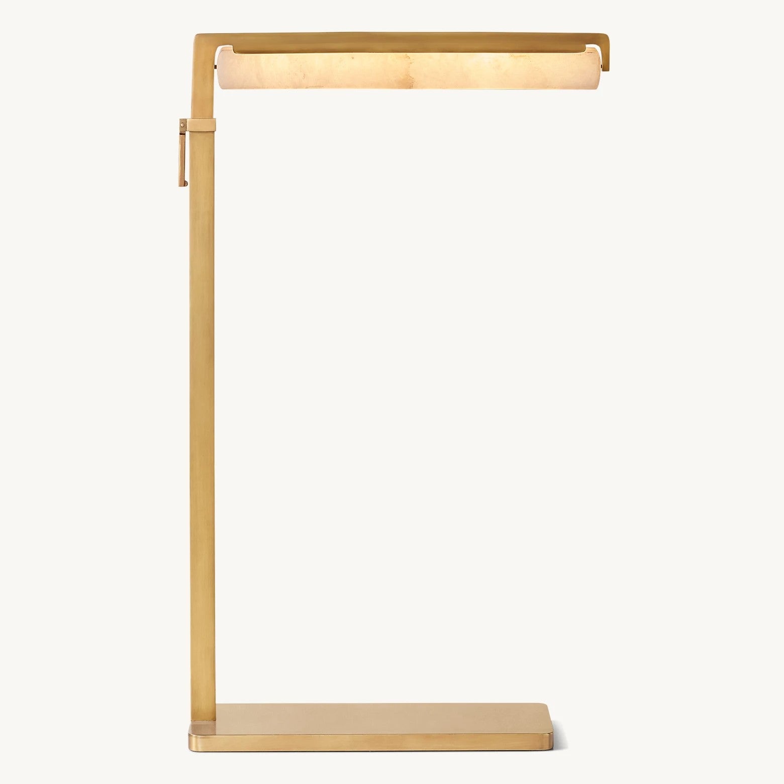 Audubom Alabaster Task Floor Lamp