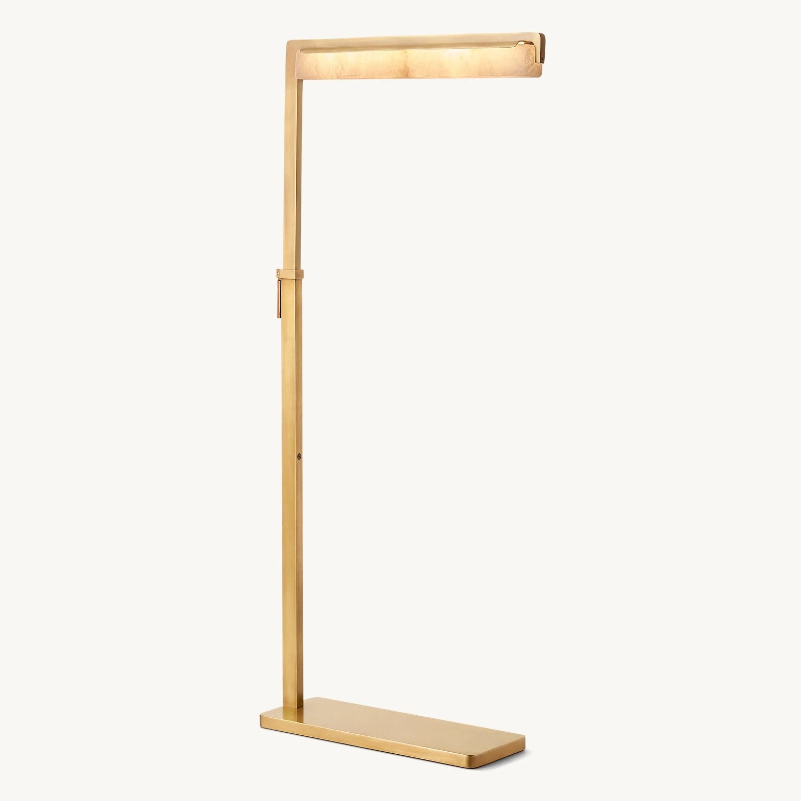 Audubom Alabaster Task Floor Lamp