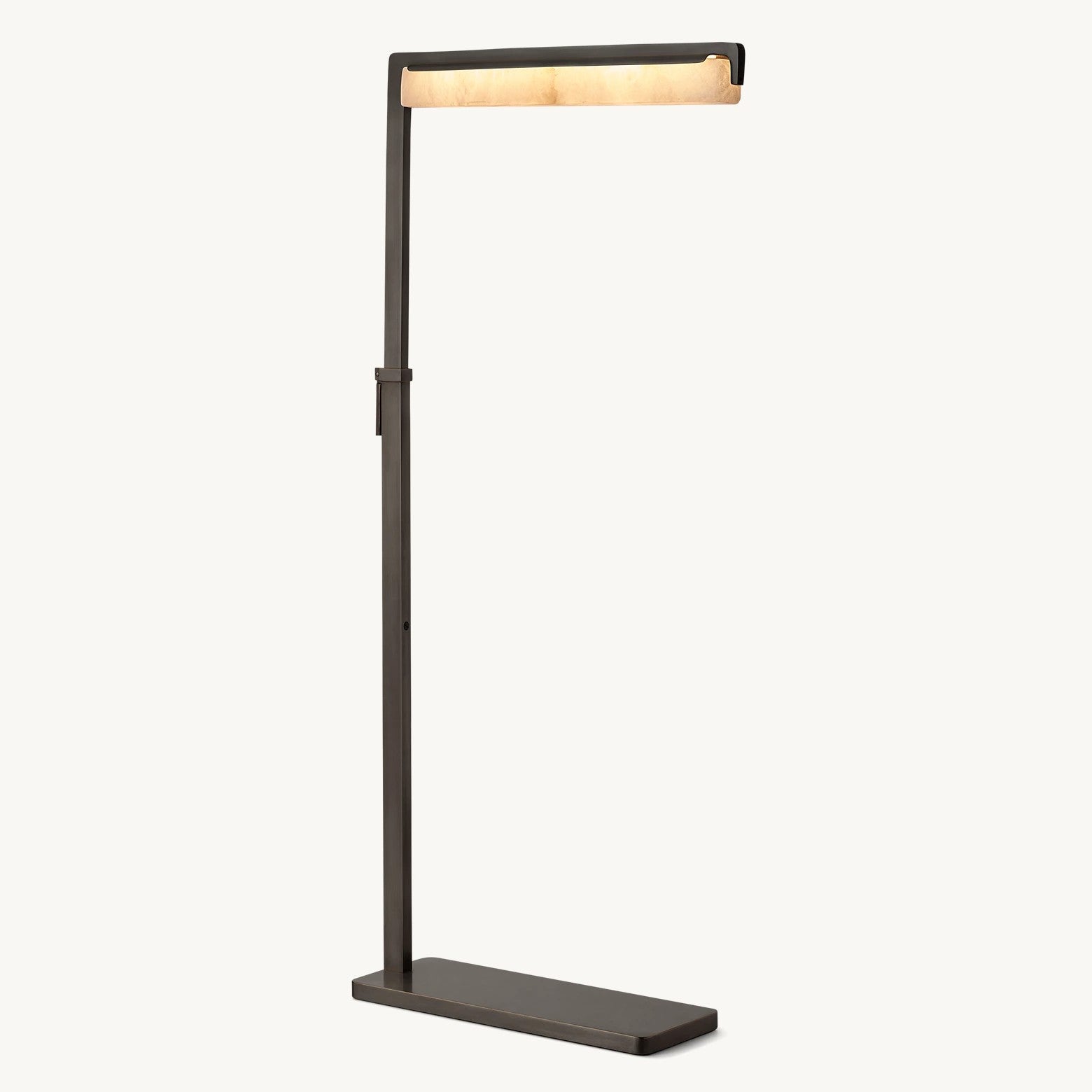 Audubom Alabaster Task Floor Lamp