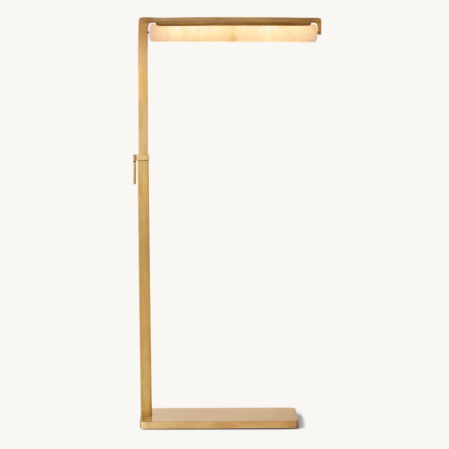 Audubom Alabaster Task Floor Lamp
