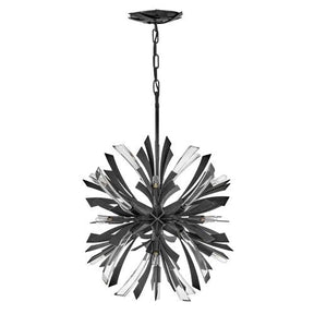 Bergamots Crystal  Chandelier  22"D