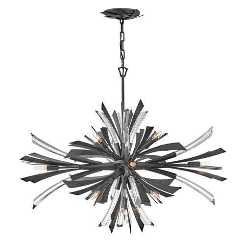 Bergamots 13 Lights Crystal Chandelier