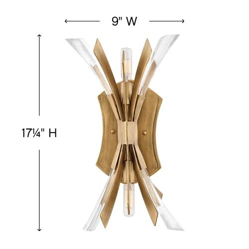 Bergamots 2 Lights Wall Sconce - product detail 3
