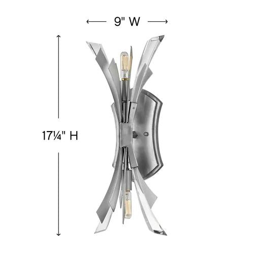 Bergamots 2 Lights Wall Sconce - product detail 3