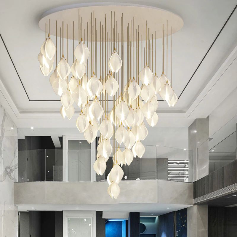 Bloom Ceramic Chandelier Light for Living Room - product detail 3