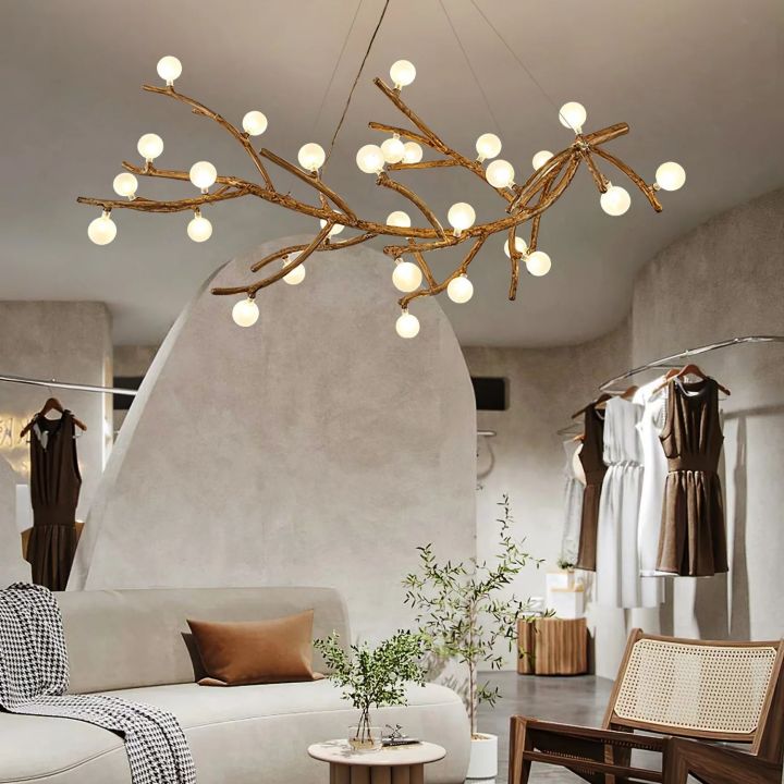 Boho Tree Branch Modern Chandelier