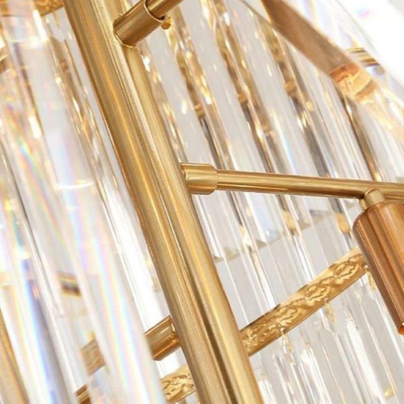 Bourbons Multi Layer Crystal Round Chandelier - product detail 6