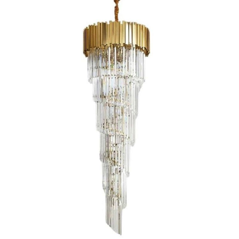 Bourbons Multi Layer Crystal Round Chandelier - product detail 7