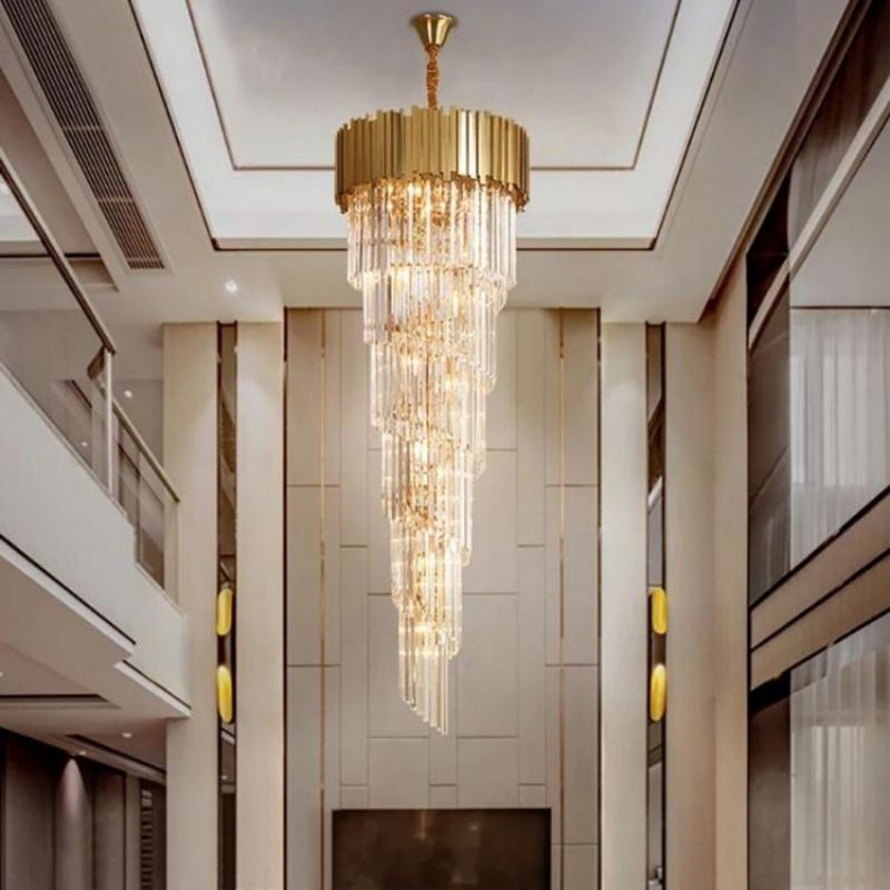 Bourbons Multi Layer Crystal Round Chandelier - product detail 9