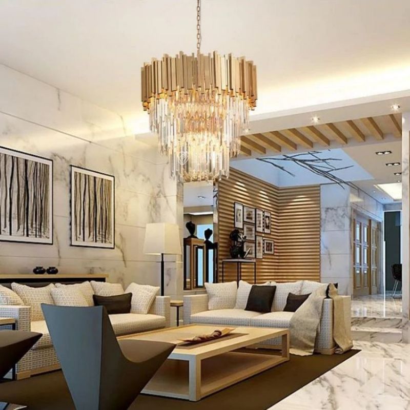 Bourbons Angus Crystal Round Chandelier - product detail 6