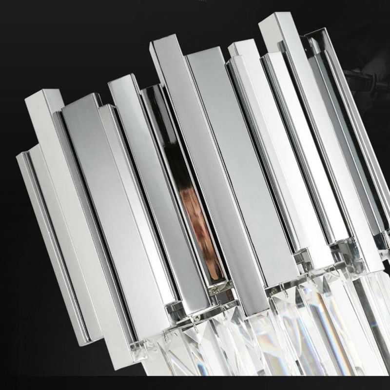 Bourbons Chrome Crystal Wall Sconce 19"H - product detail 4