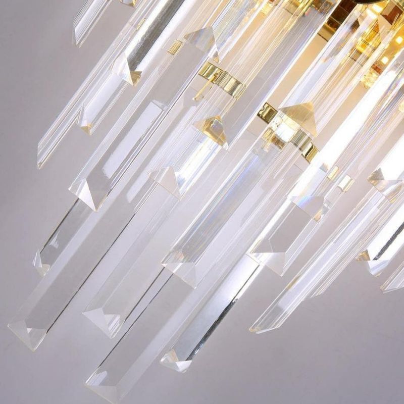 Bourbons Conical Clear Crystal Wall Sconce 16"H - product detail 5