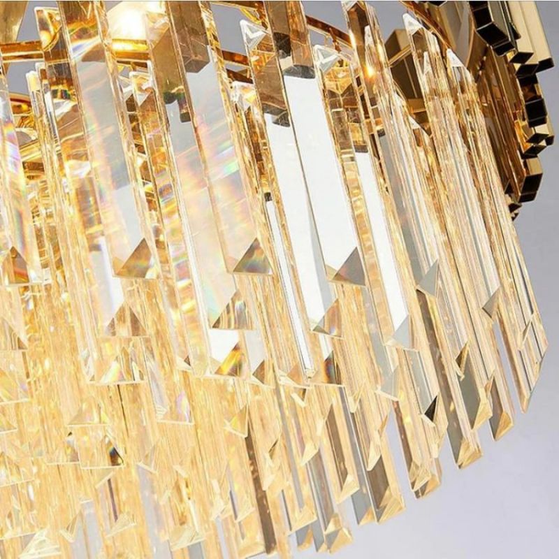 Bourbons Jerry Crystal Round Chandelier - product detail 5