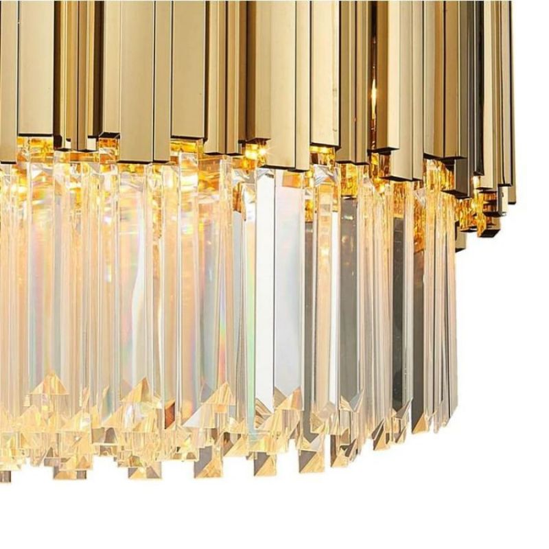 Bourbons Jerry Crystal Round Chandelier - product detail 6