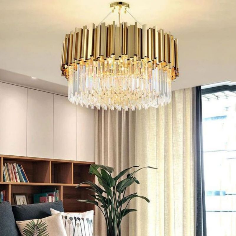 Bourbons Jerry Crystal Round Chandelier - product detail 2