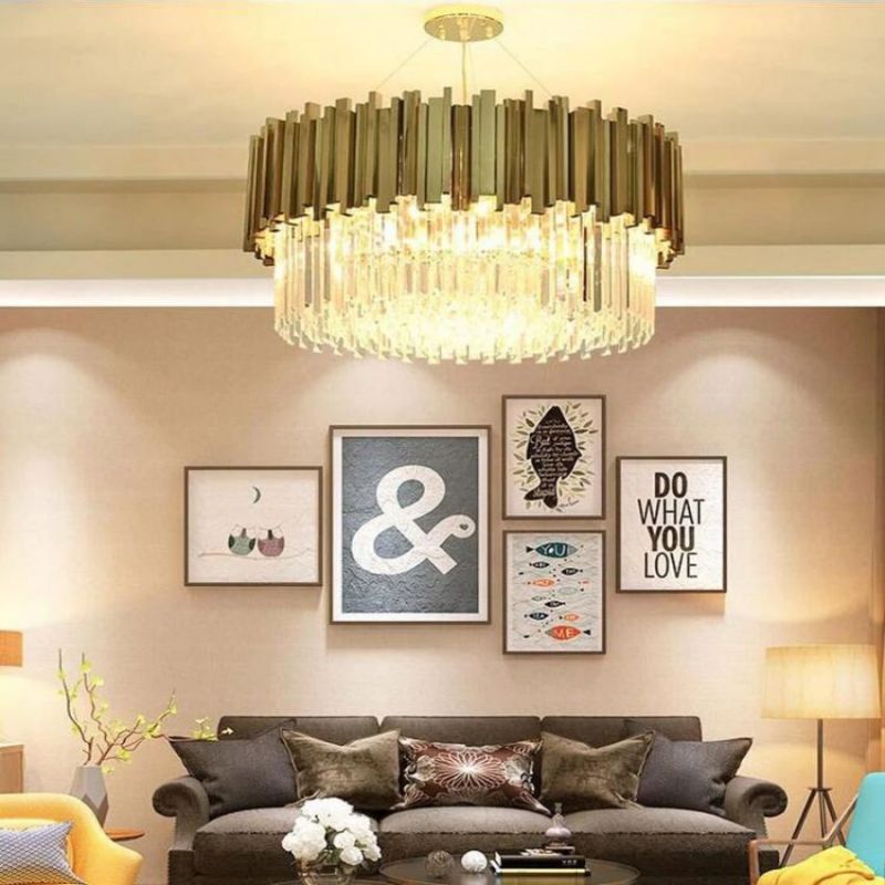 Bourbons Jerry Crystal Round Chandelier - product detail 7