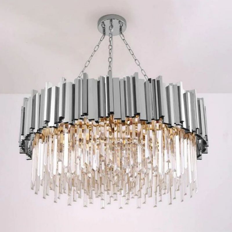 Bourbons Jerry Crystal Round Chandelier - product detail 4